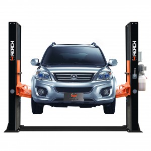 RH-BS4000 Cheap 4 tons double cylinder 2 post car lifts with CE