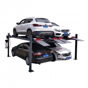 CE hydraulic parking lift used 2+2 four post car lift for sale